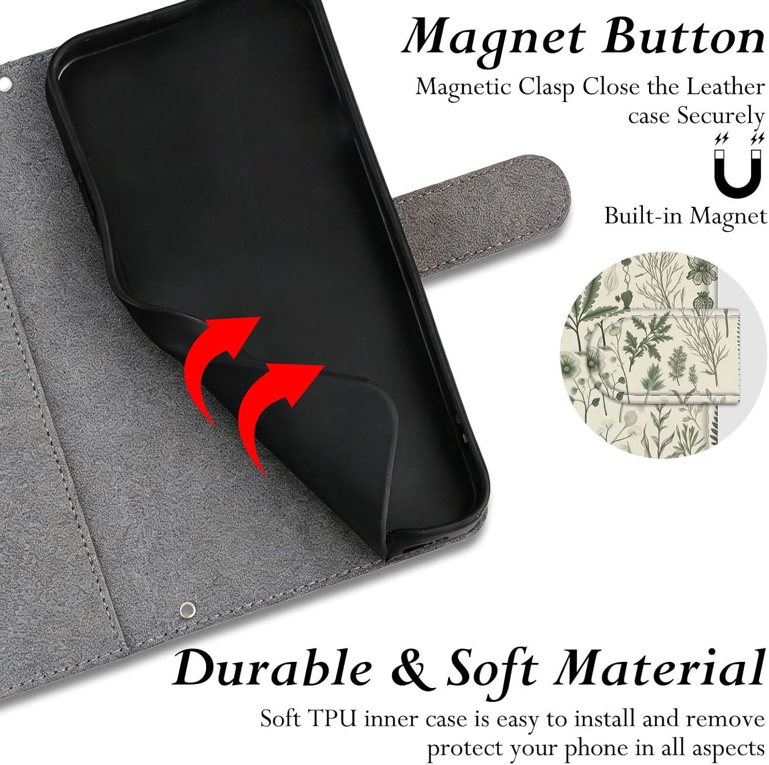 Thumbnail 2 de MUOHEGNT Galaxy S26 Plus Wallet Case