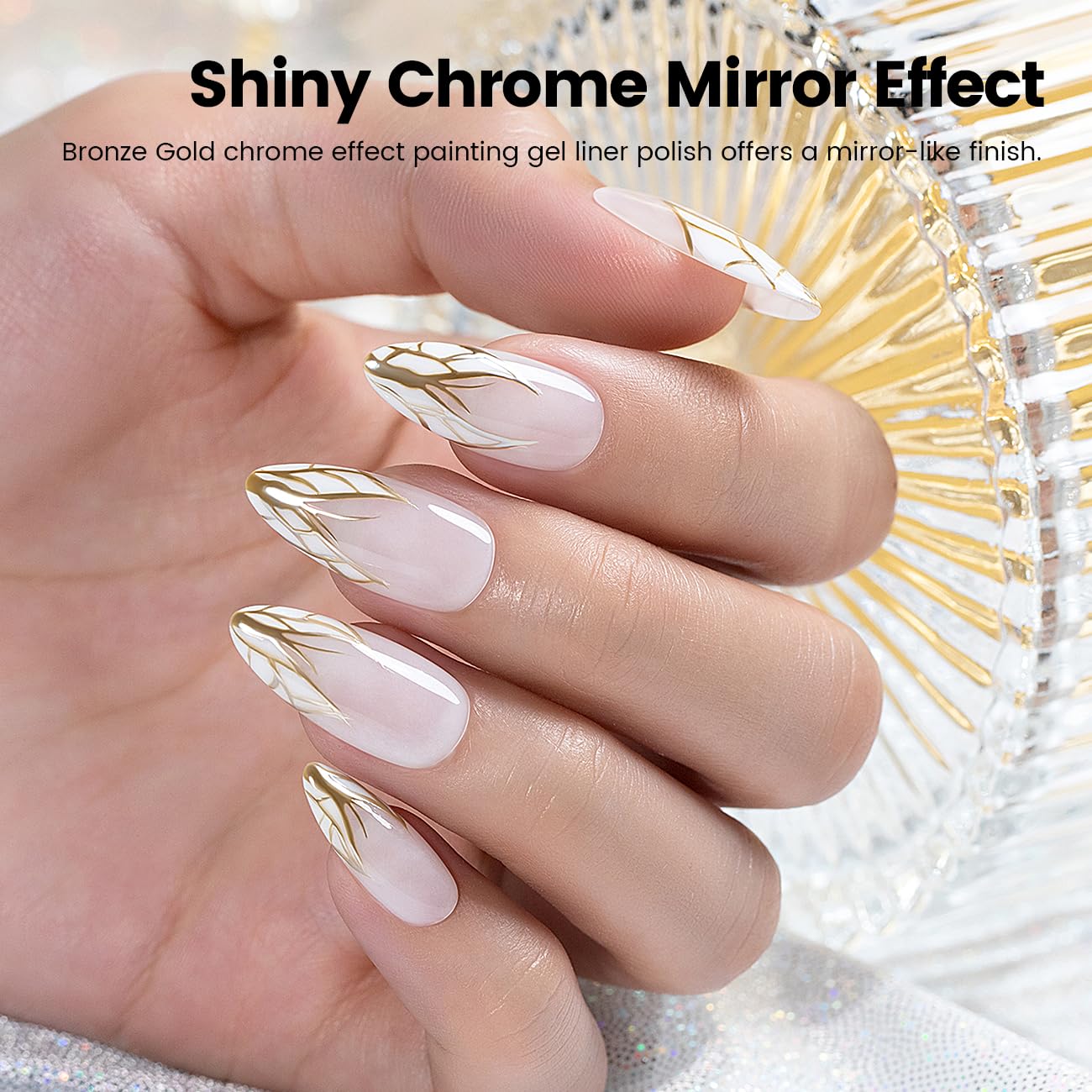 Detalle de RARJSM Metallic Gel Liner 8ml nail polish ๐