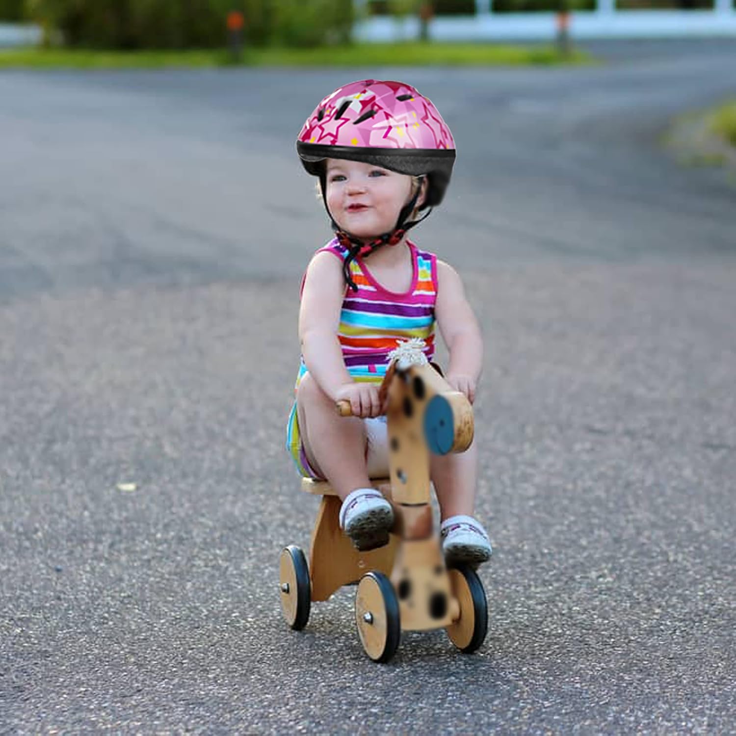Thumbnail 5 de Lamsion Kids Adjustable Helmet with Protective Gear Set for Ages 3–8