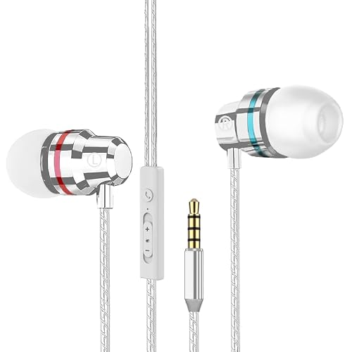 Thumbnail 7 de 3 Pack Auriculares con cable Yatloml: sonido estéreo y micrófono para todos los dispositivos de 3,5 mm