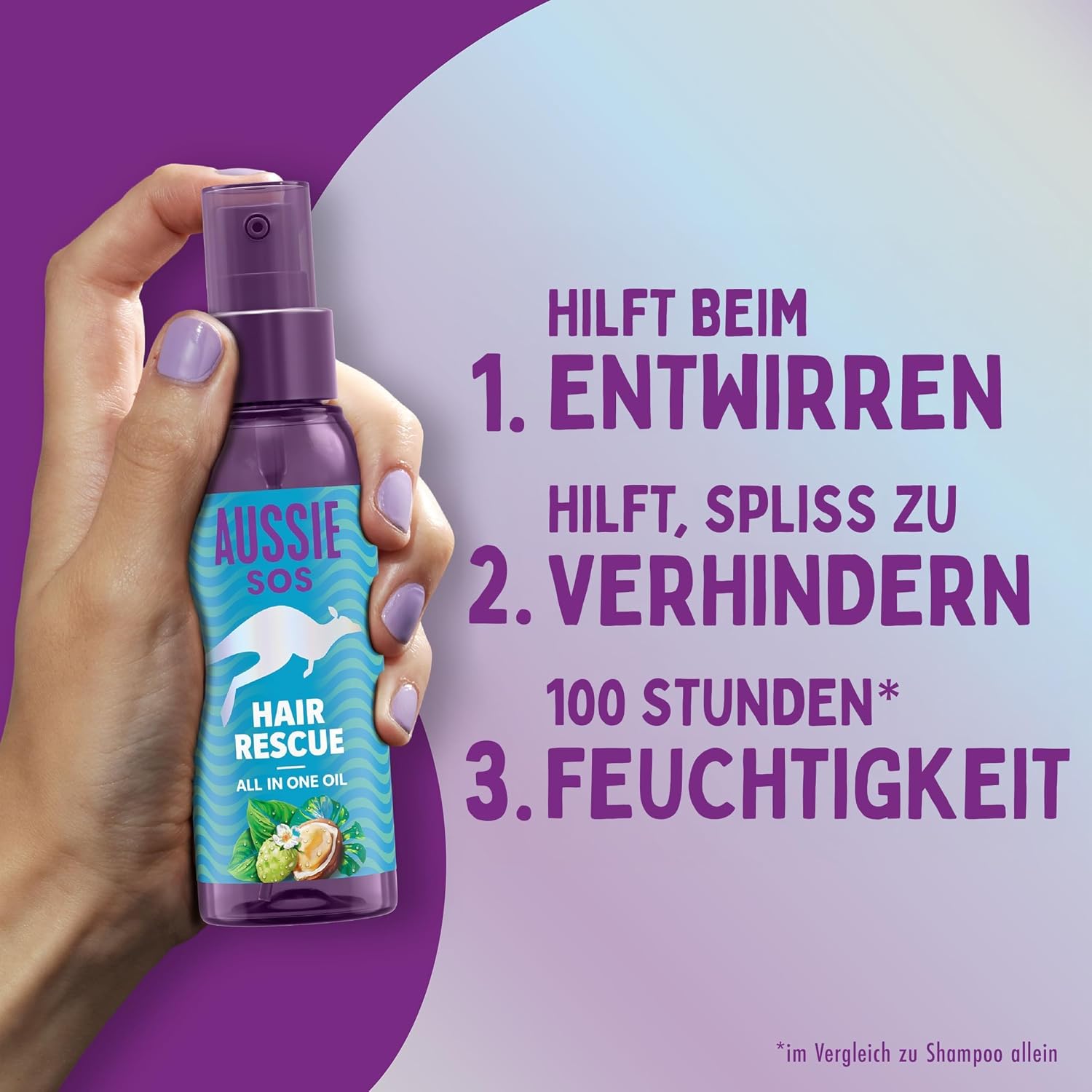 Detalle 2 de Aussie SOS Haar Rescue All In One Haaröl 100 ml