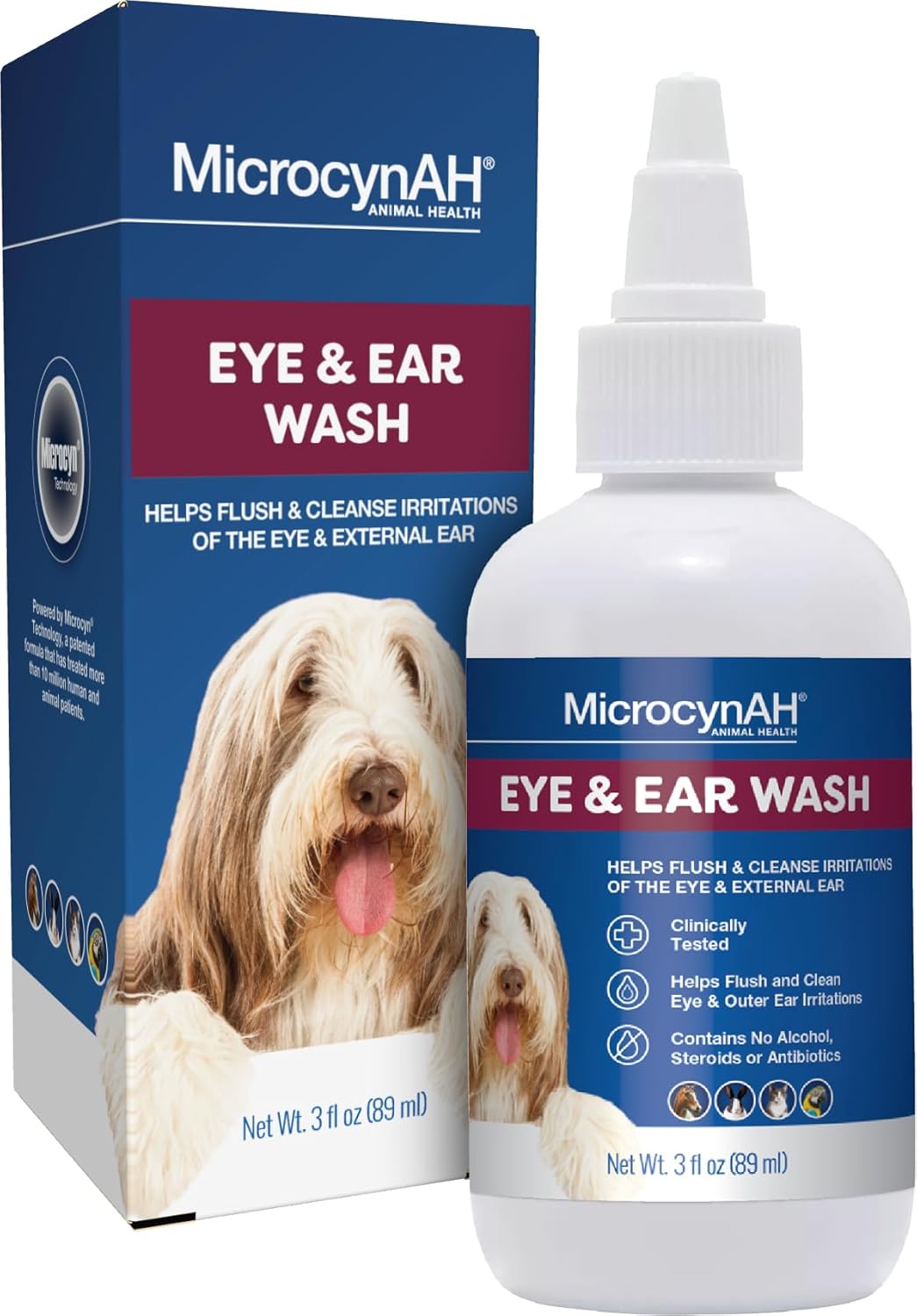 Thumbnail 6 de Microcyn AH Gel ophtalmique 89 ml — Nettoyage et soulagement pour chiens, chats, chevaux et lapins