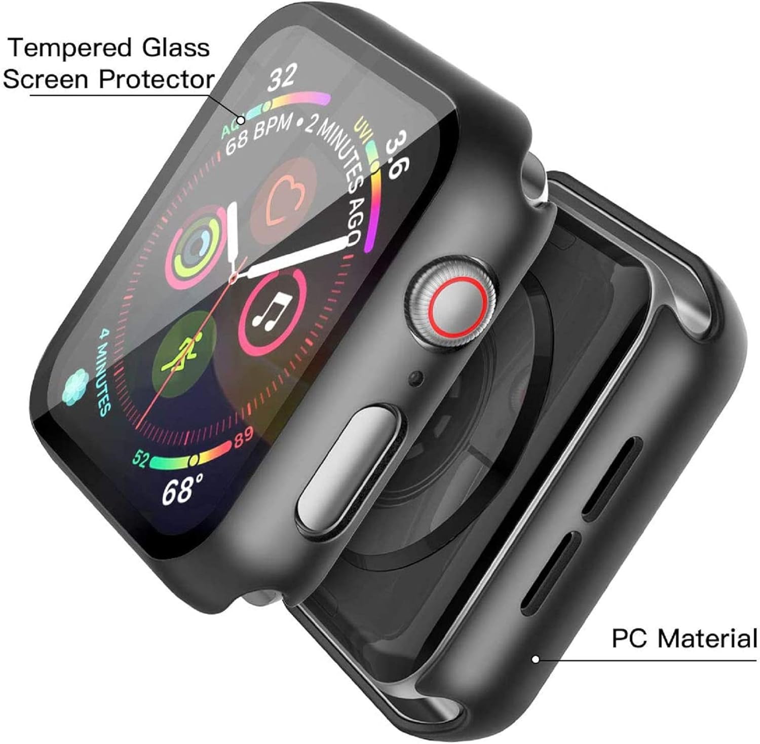 Thumbnail 2 de Misxi 44mm hard case duo with tempered glass