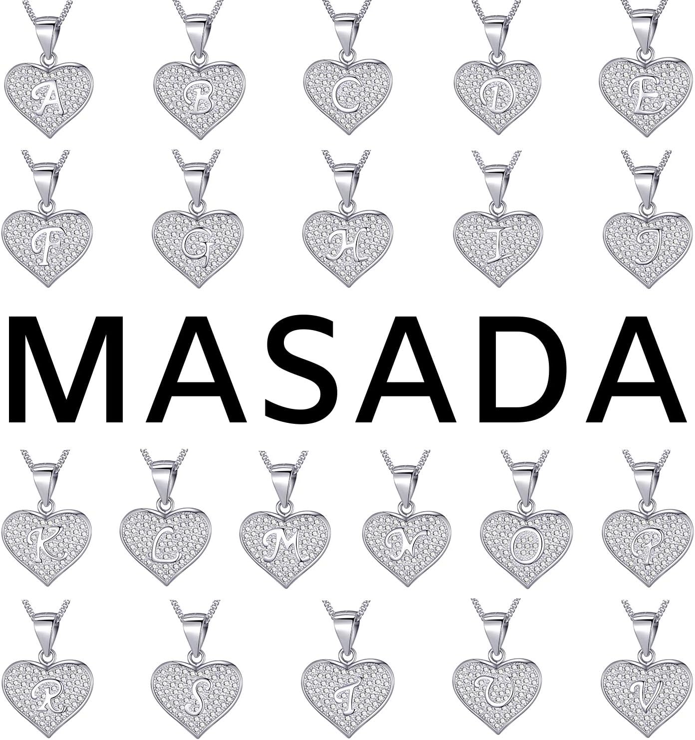 Thumbnail 6 de MASADA Colgante Inicial Plata 925 46 cm