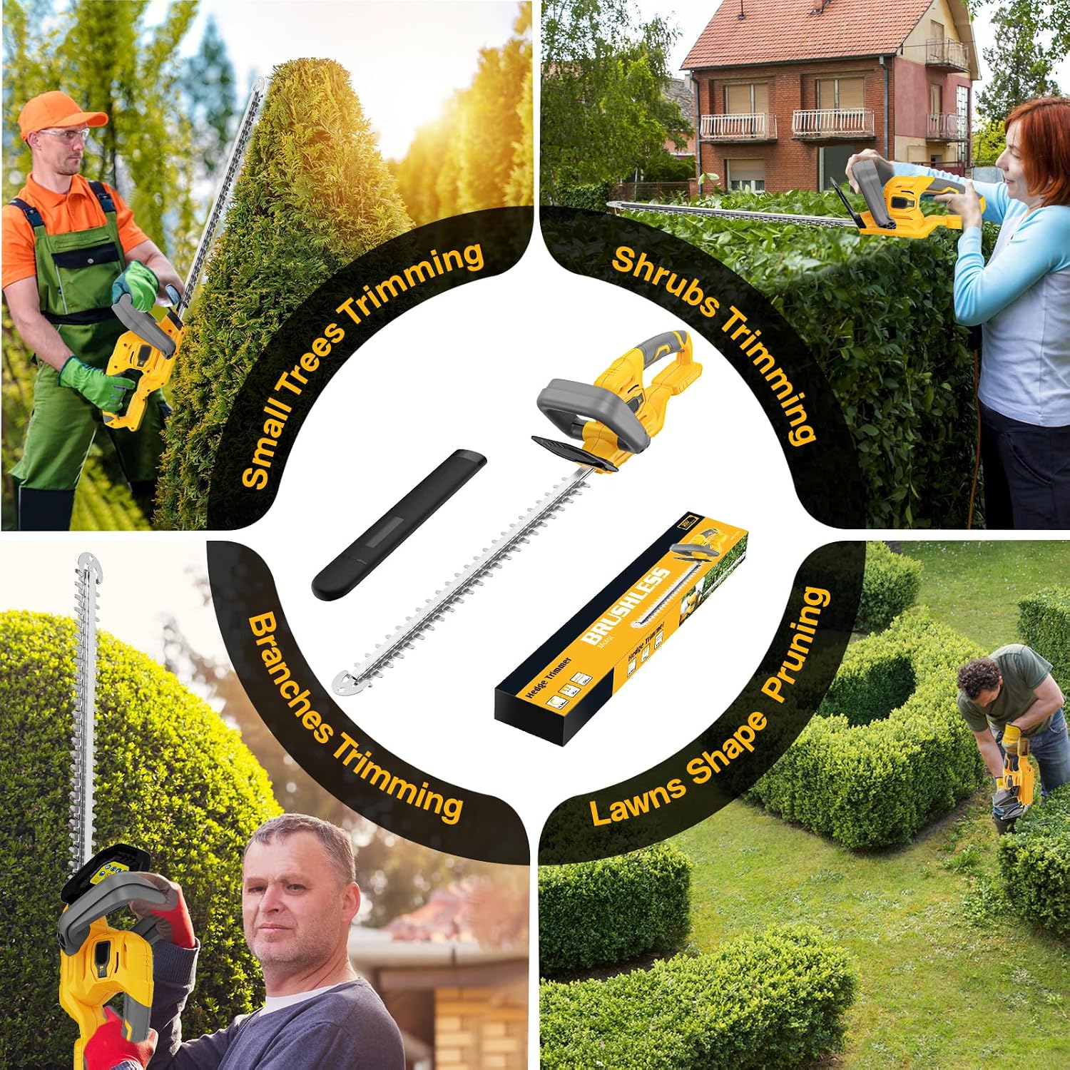 Thumbnail 6 de TAIRDA Cordless Hedge Trimmer, 22-inch Dual-Action Blade, Brushless Motor