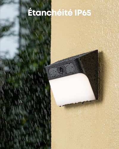 Detalle 2 de eufyCam S120 Murale Solaire : Caméra et applique murale tout-en-un pour l’extérieur