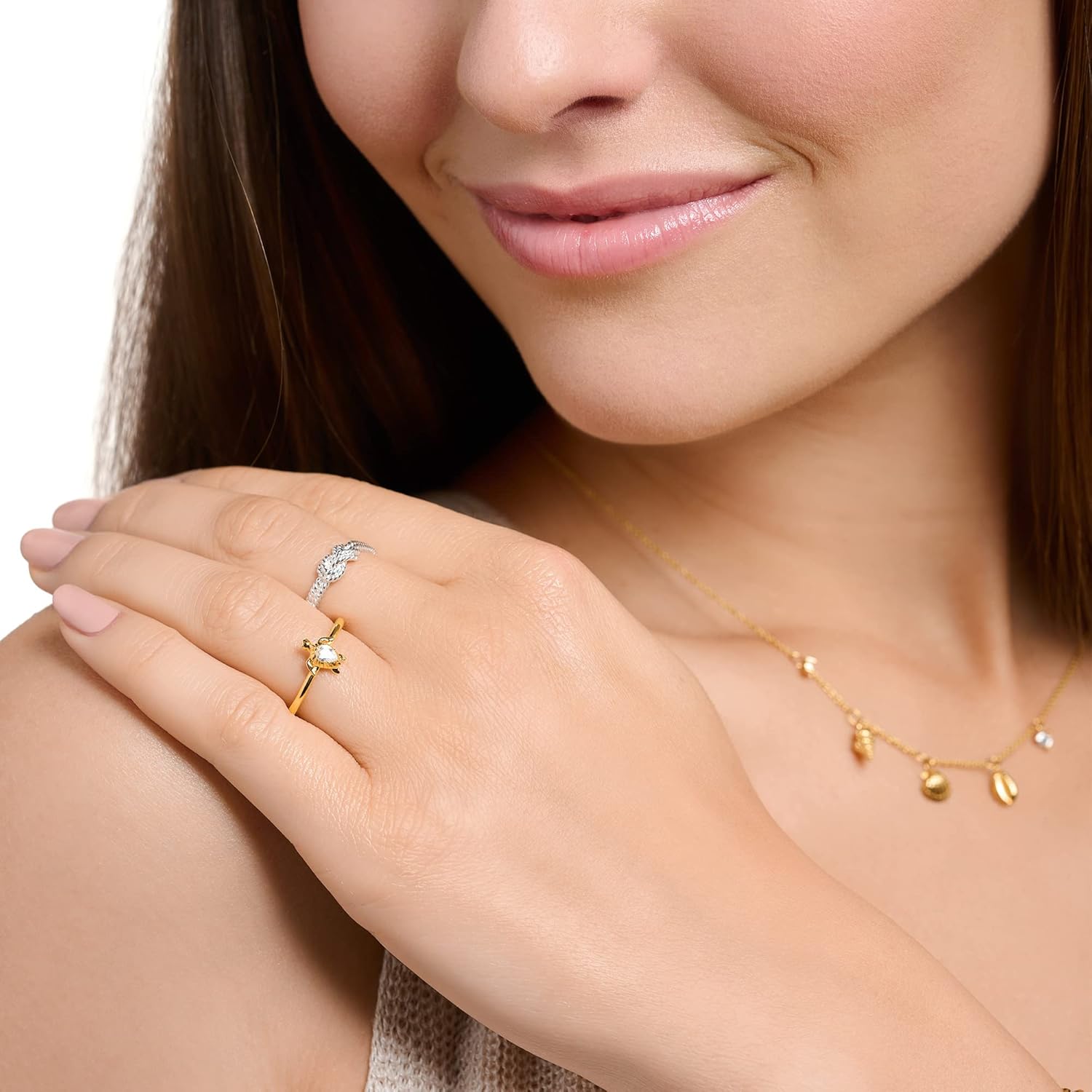 Thumbnail 1 de Thomas Sabo anello da donna corda con nodo in argento sterling 925 TR2399-001-21