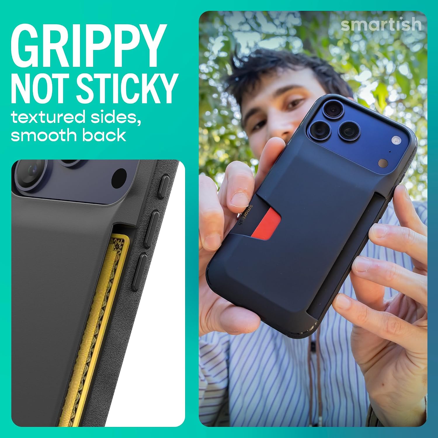 Thumbnail 6 de Smartish iPhone 17 Pro Max Wallet Case 6ft drop test