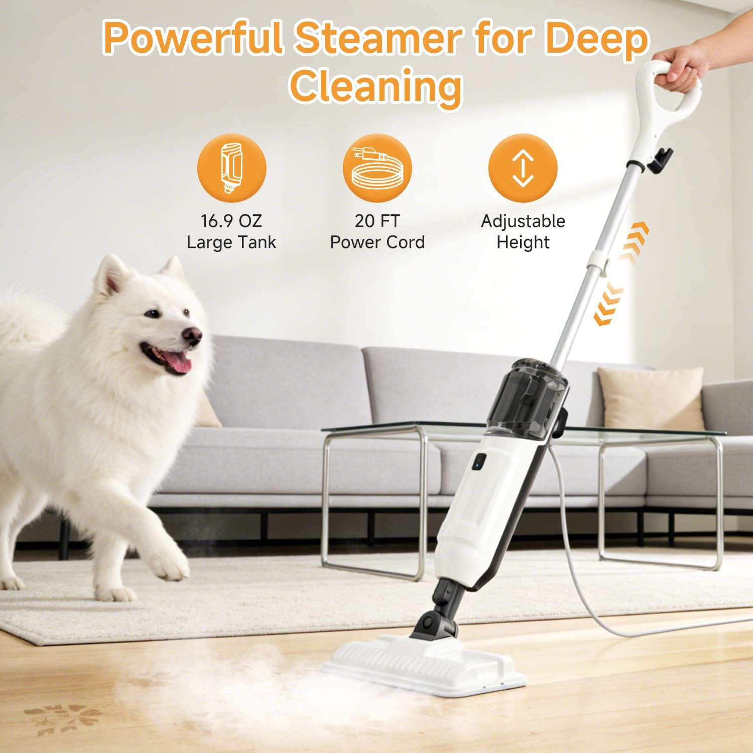 Detalle 2 de Steam Mop 260°F Multi-Purpose Floor Steamer