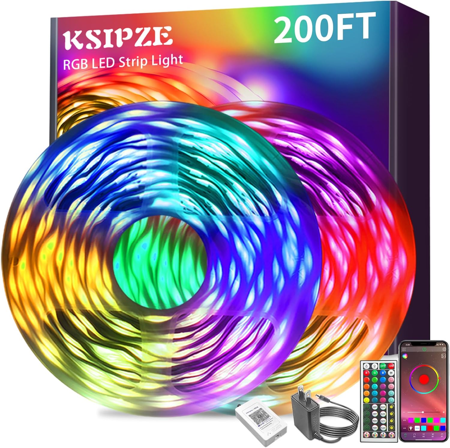 Thumbnail 6 de KSIPZE 100ft LED Strip Lights RGB 🎛
