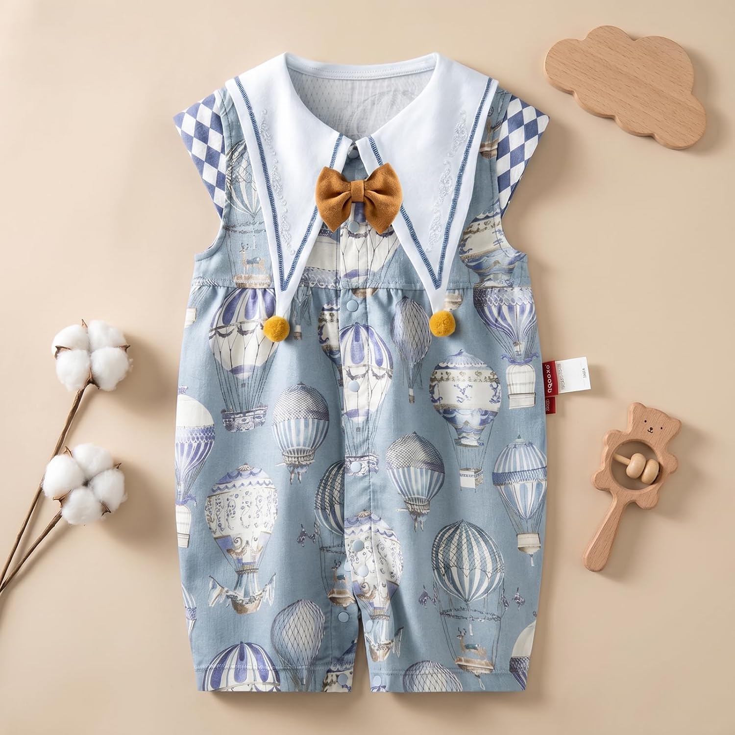 Detalle de aqpa Baby Romper, Cotton Blend