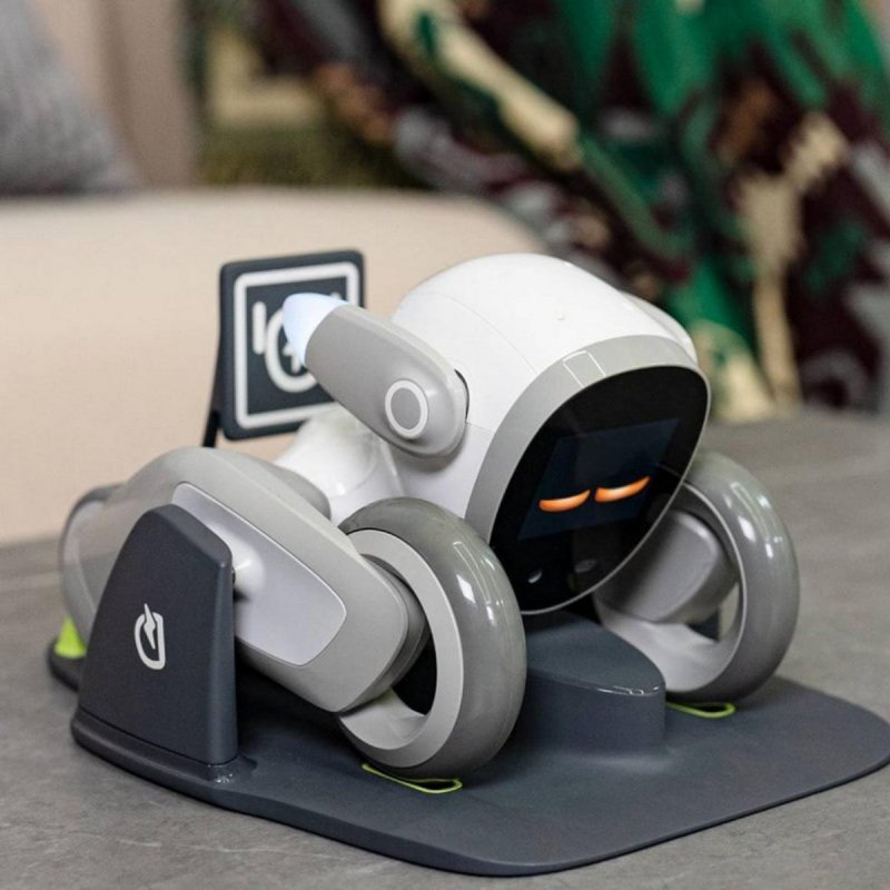 Thumbnail 2 de Loona EPP3.0: perro robot inteligente con reconocimiento facial y control por voz (2GB/8GB, LCD Blanco)