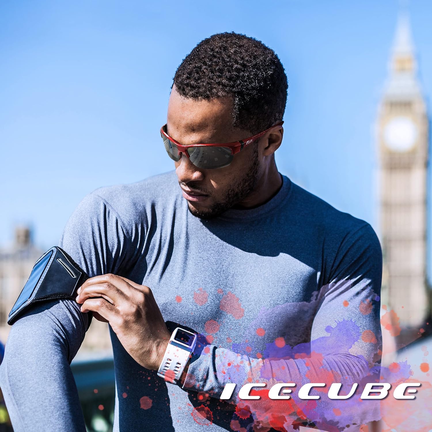 Thumbnail 4 de ICECUBE AVENTO Polarised Sports Sunglasses with UV400, Anti-Slip Function and Lightweight Frame