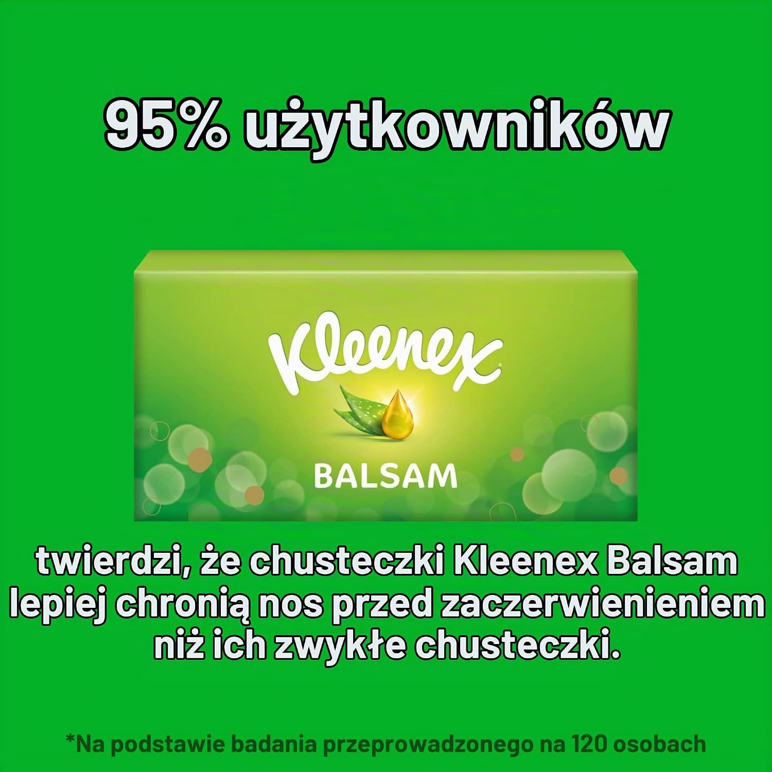 Detalle 2 de Kleenex 3392461 – chusteczki do nosa z balsamem z nagietka, 3-warstwowe