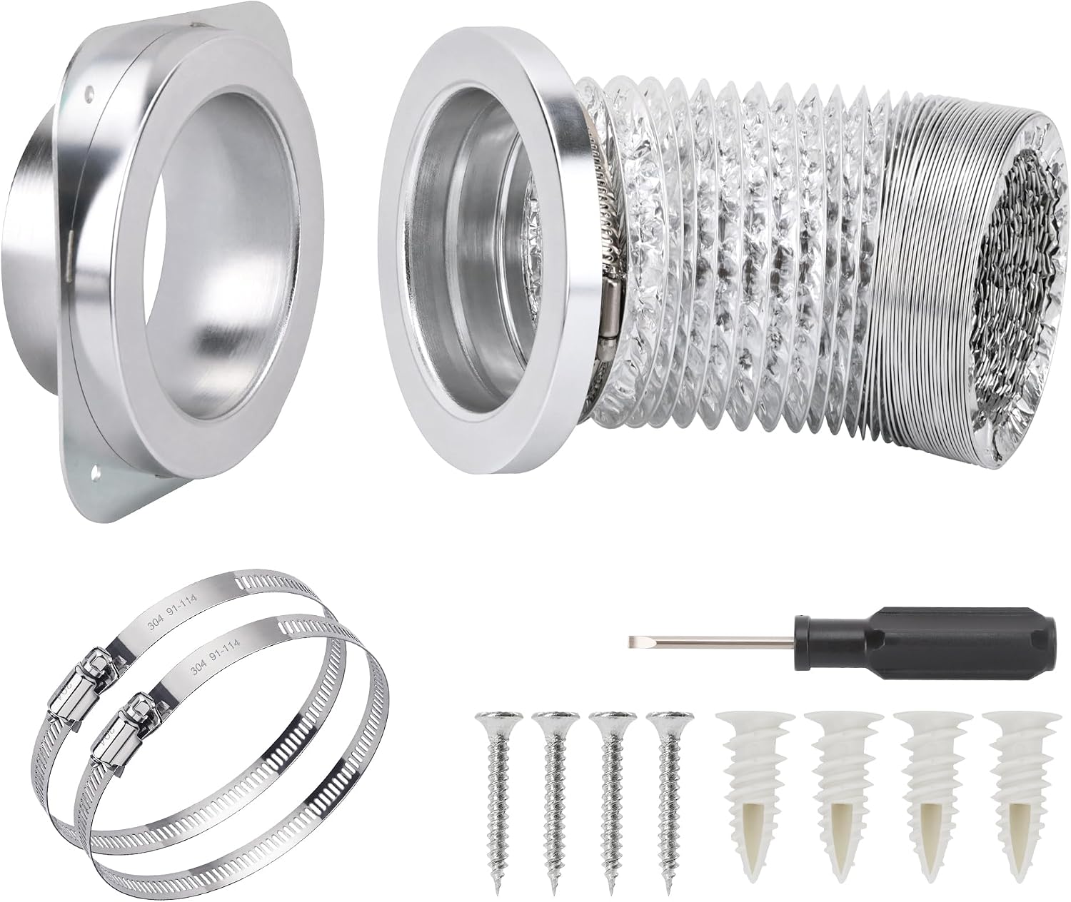 Detalle de VSAPRDT DV-180 Magnetic Dryer Vent Connector Kit for 4-Inch Dryers
