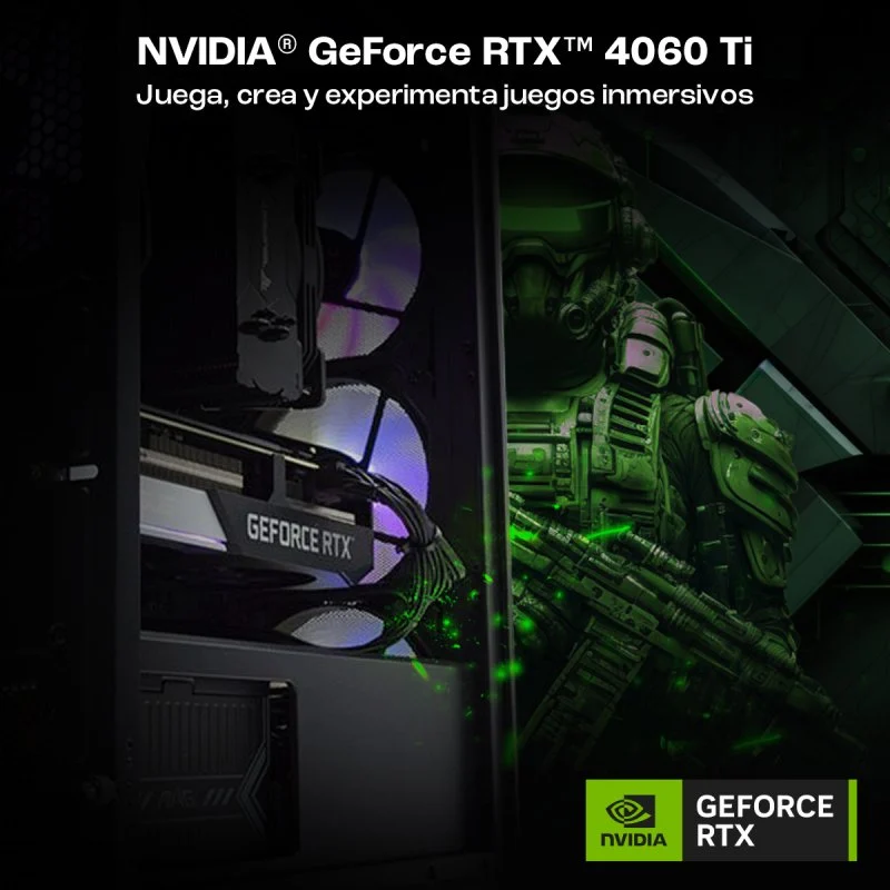 Thumbnail 1 de PcCom Ready: Intel Core i5-12400F, 32 GB RAM, 1 TB SSD y RTX 4060 Ti con Windows 11 Home