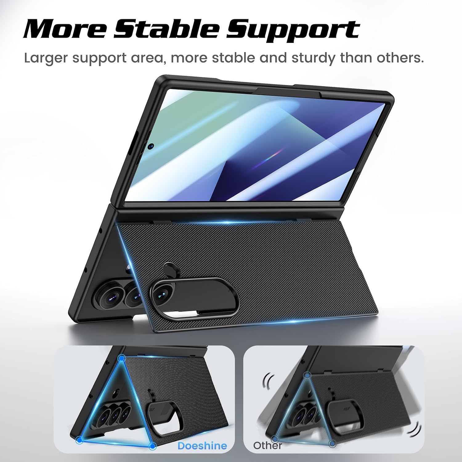 Thumbnail 5 de Doeshine Galaxy Z Fold 7 Case with 9H Screen Protector
