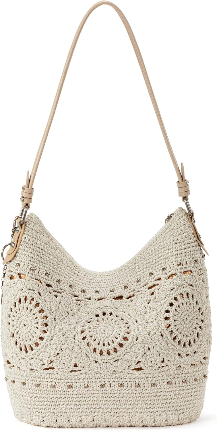 Detalle 2 de The Sak Sequoia Hobo Bag – Hand Crochet Large Everyday & Travel Purse