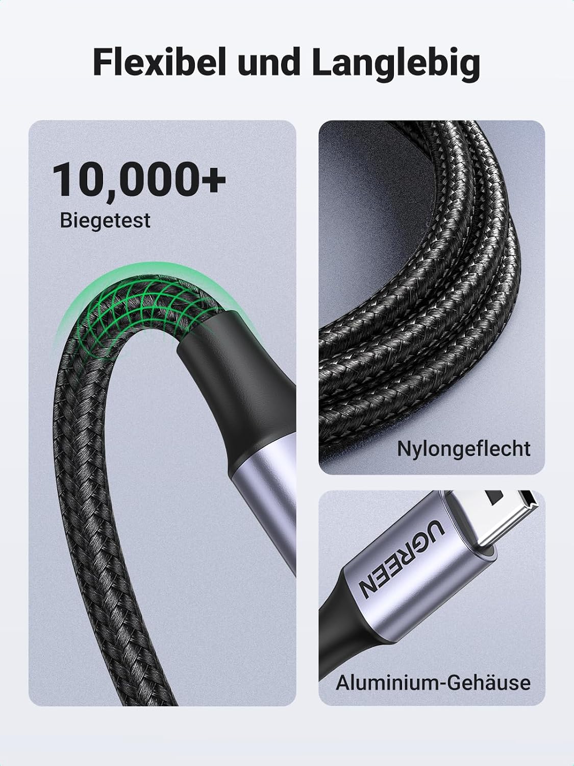 Thumbnail 6 de UGREEN USB Mini-B Ladekabel 3 m