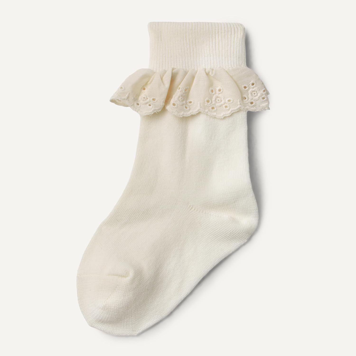 Thumbnail 4 de Amazon Essentials Girl's Ankle Socks with Eyelet Lace Ruffle