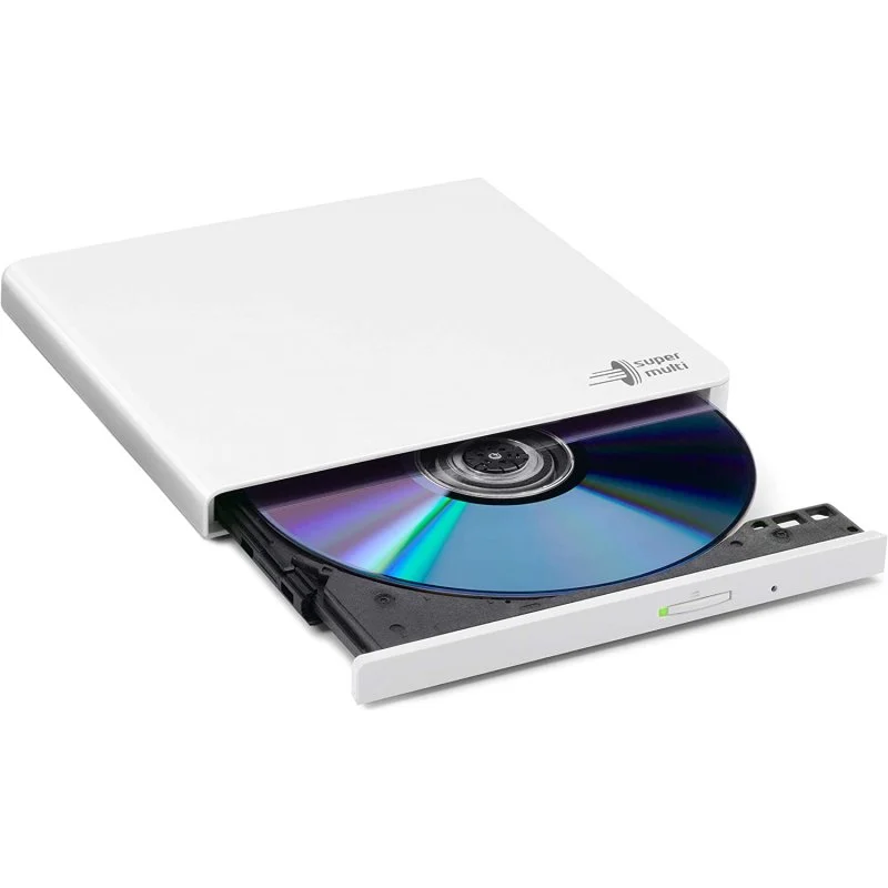 Detalle 2 de LG Ultra Slim GP57EW40.AHLE10B Grabadora DVD externa blanca 📀