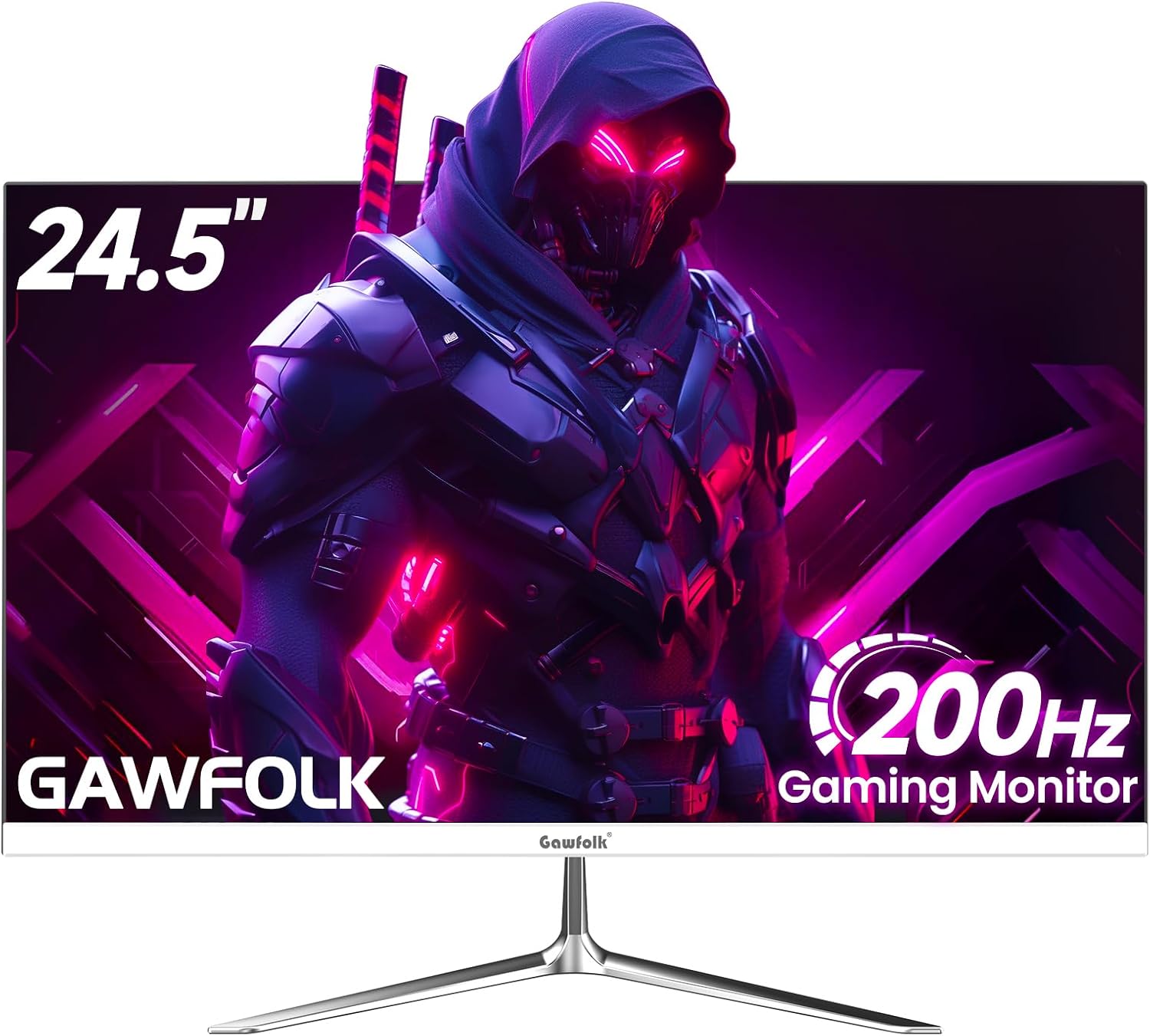 Detalle 2 de Gawfolk 24 Inch Gaming Monitor 200Hz, FHD 24.5"