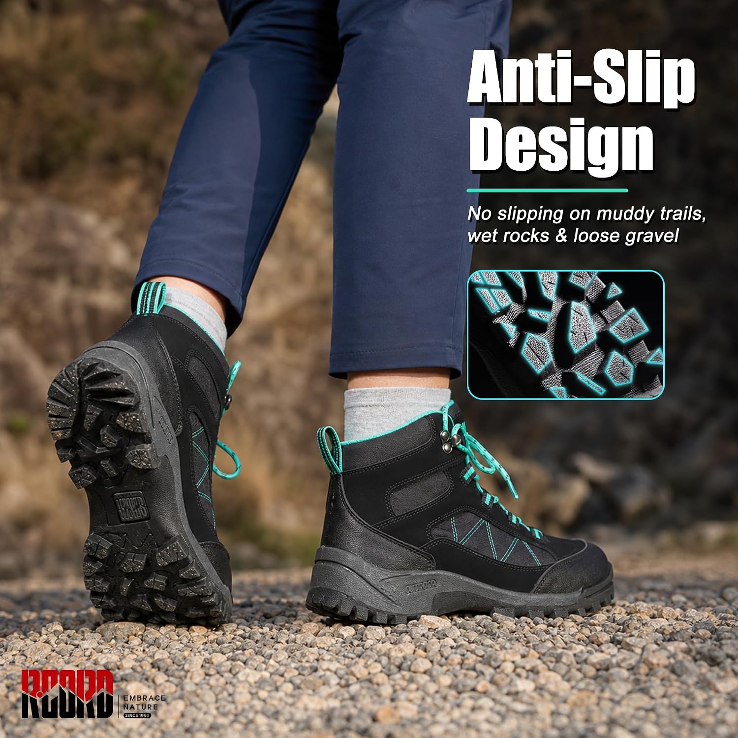 Detalle 1 de R CORD Women's Hiking Boots, Mid-Cut