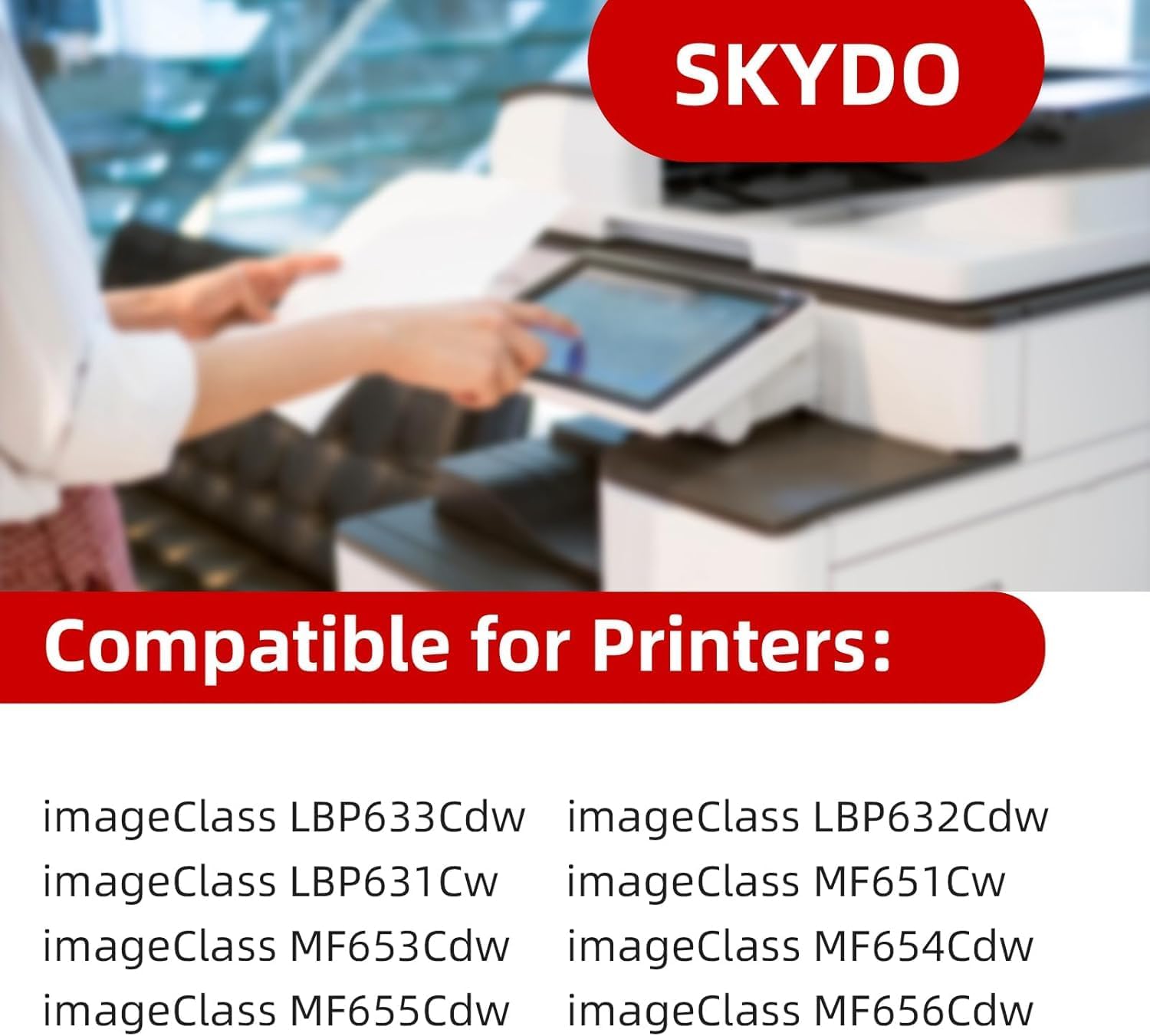 Thumbnail 2 de Skydo 067H Toner 4-Pack with Chip for Canon Laser Printers