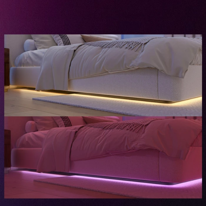 Thumbnail 9 de Philips Hue Flux LED-Streifen (5 Meter) – farbiges Smart-Licht ohne sichtbaren Streifen