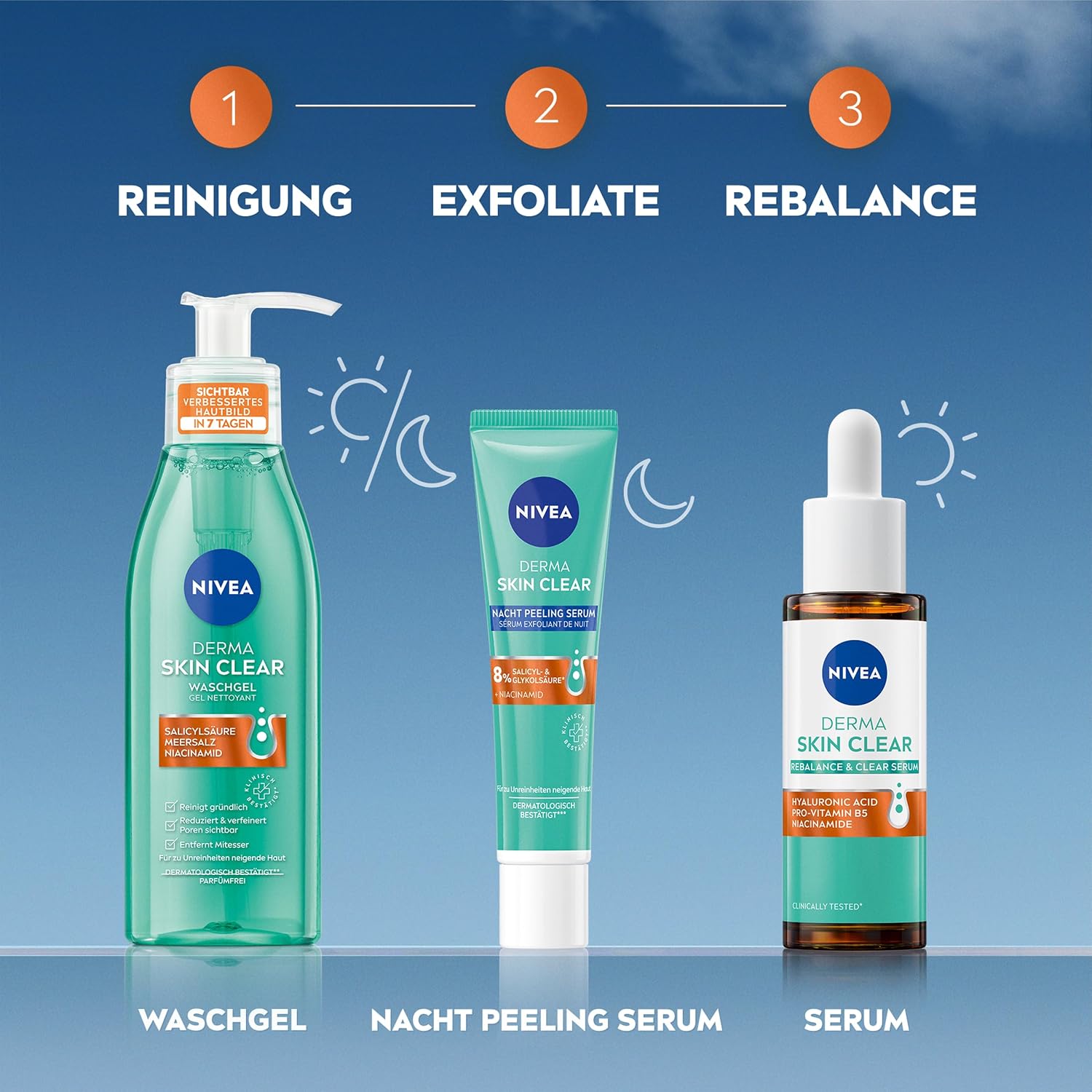 Thumbnail 6 de NIVEA FACE Derma Skin Clear Serum – Rebalance & Clear Serum für unreine Haut
