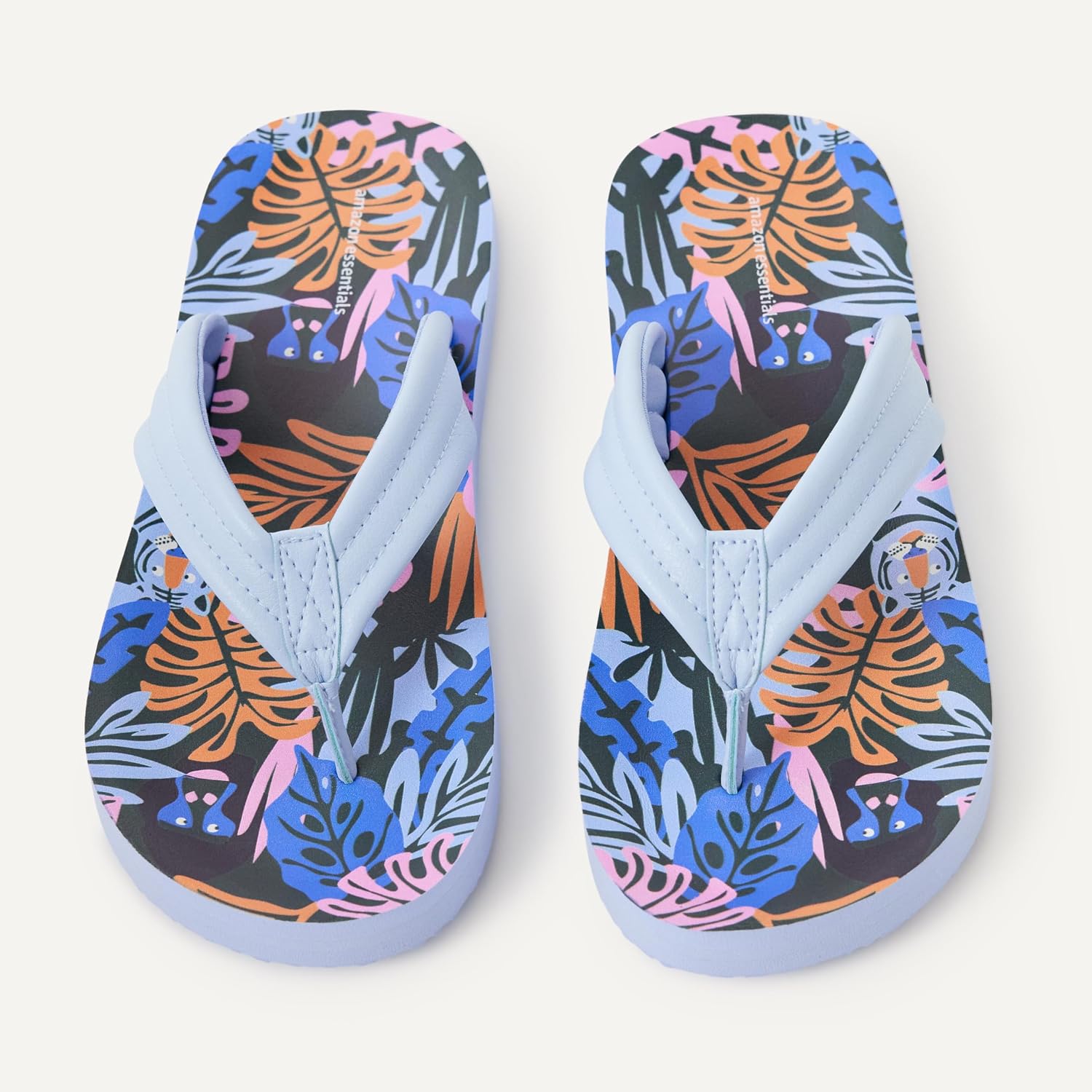 Detalle de Amazon Essentials Unisex Kinder Flip-Flop mit Zehentrenner – komfortable Sommer-Gummisohlen