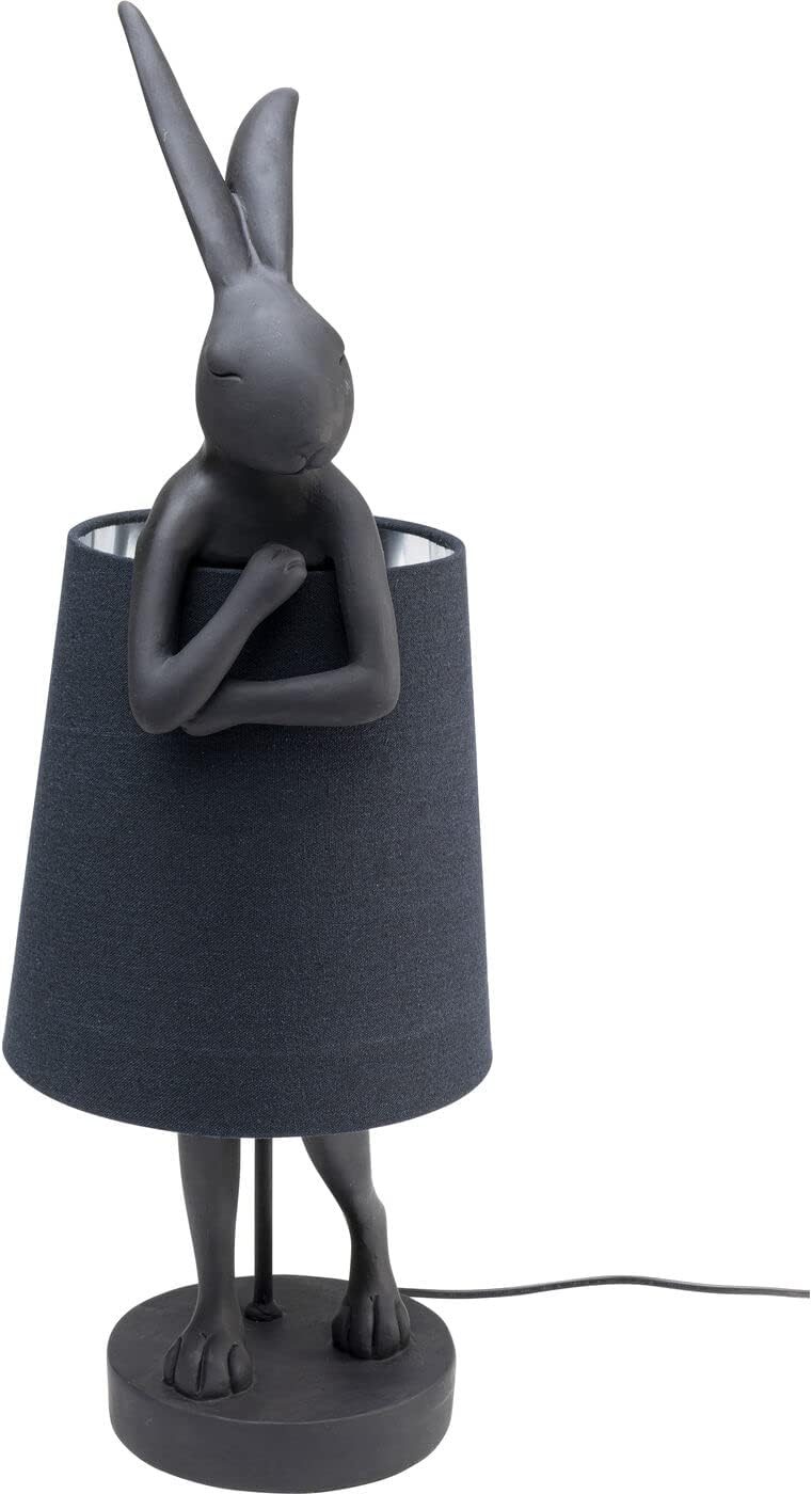 Thumbnail 2 de Kare Design Lampe de table Animal Rabbit 6 Noir mat – lampe sculpture ludique et élégante
