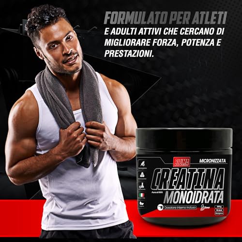 Detalle de Creatina Monoidrata in Polvere Micronizzata 350 g – Bluma