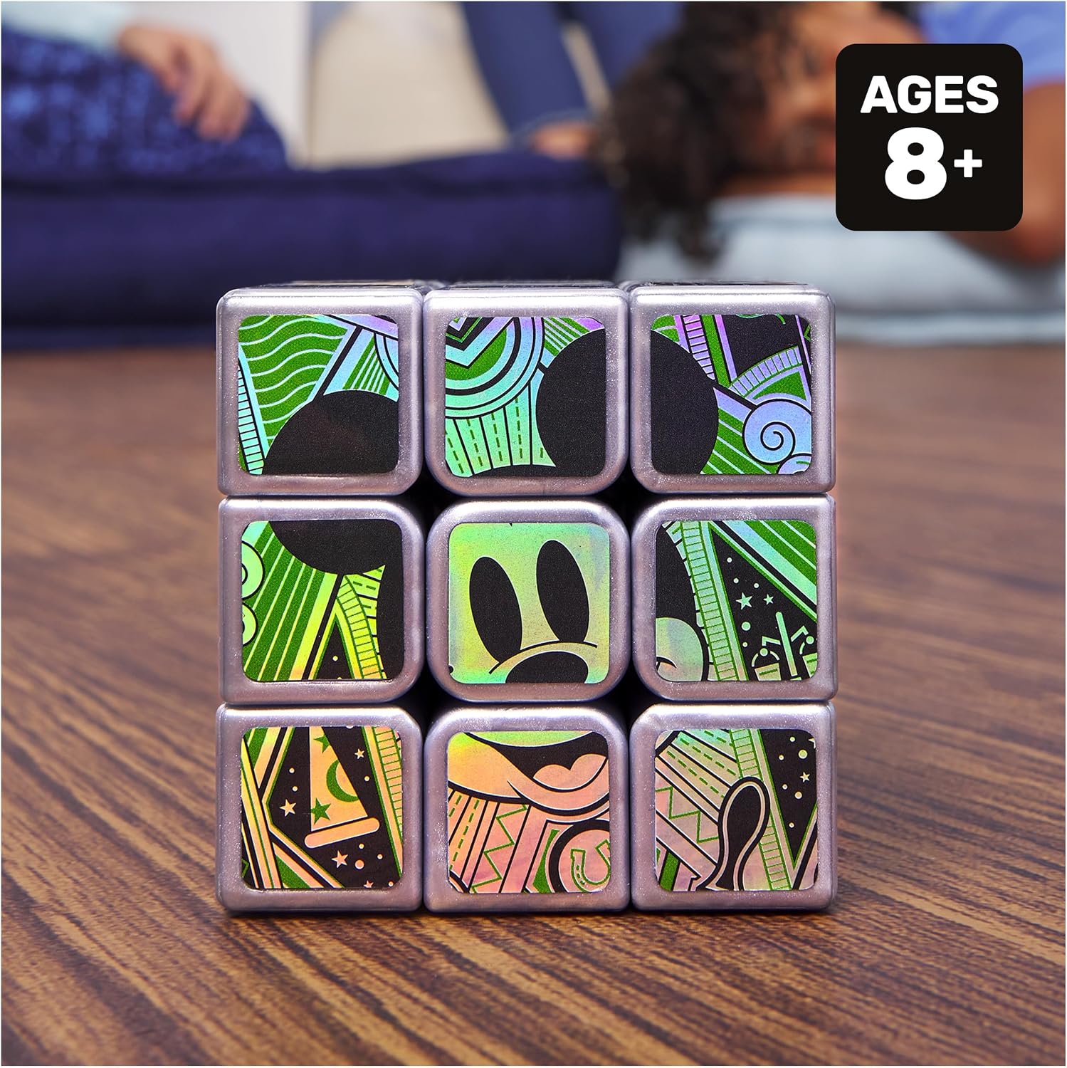 Thumbnail 1 de Rubik’s Zauberwürfel Disney 100 Jubiläum 3x3 Metallic Platin – 3x3 Zauberwürfel mit Disney-Motiven