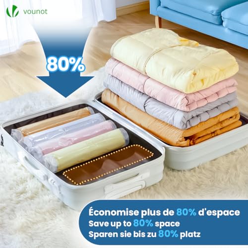 Thumbnail 6 de VOUNOT Bolsas de Almacenaje al Vacío 13 Piezas | Ahorro de espacio para ropa y textiles