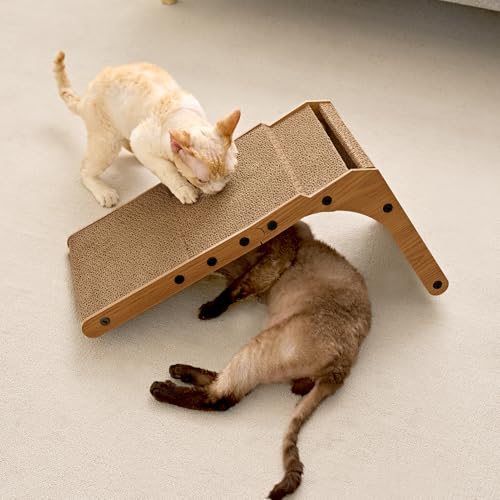 Thumbnail 8 de EHEYCIGA Griffoir en L 68 cm – Grattoir d’intérieur pour chat, jeu et détente
