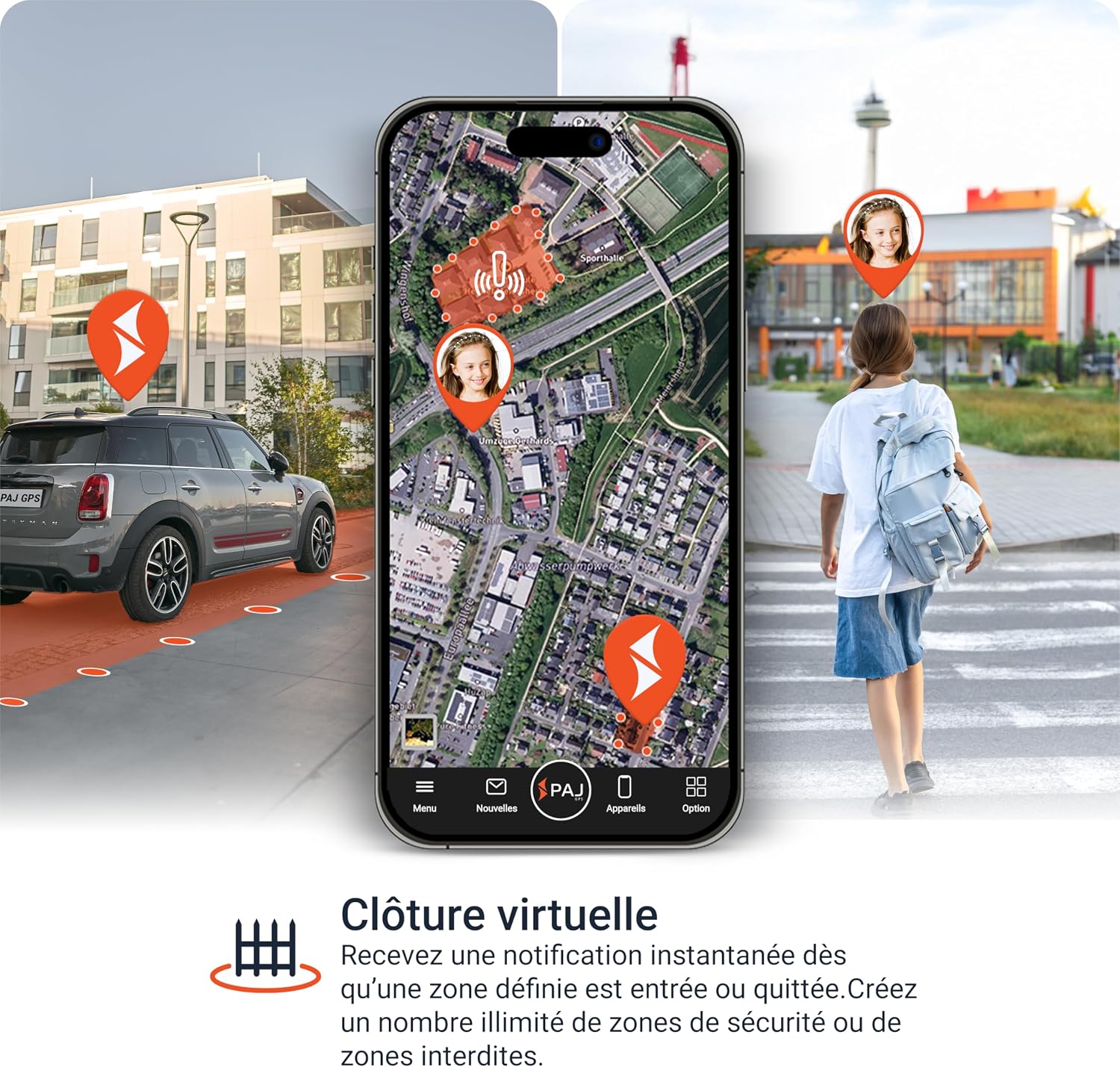 Detalle de PAJ GPS Allround Finder traceur GPS 20 jours