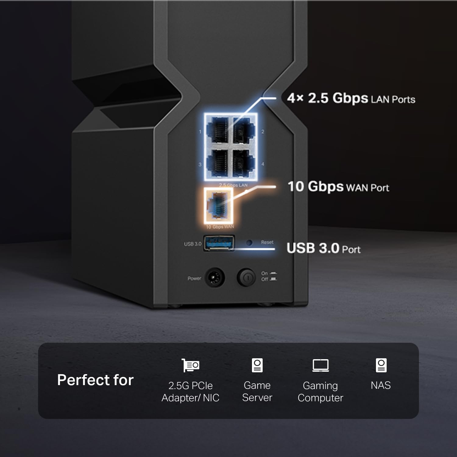 Thumbnail 2 de TP-Link Archer BE550 Pro WiFi 7 Router 10G