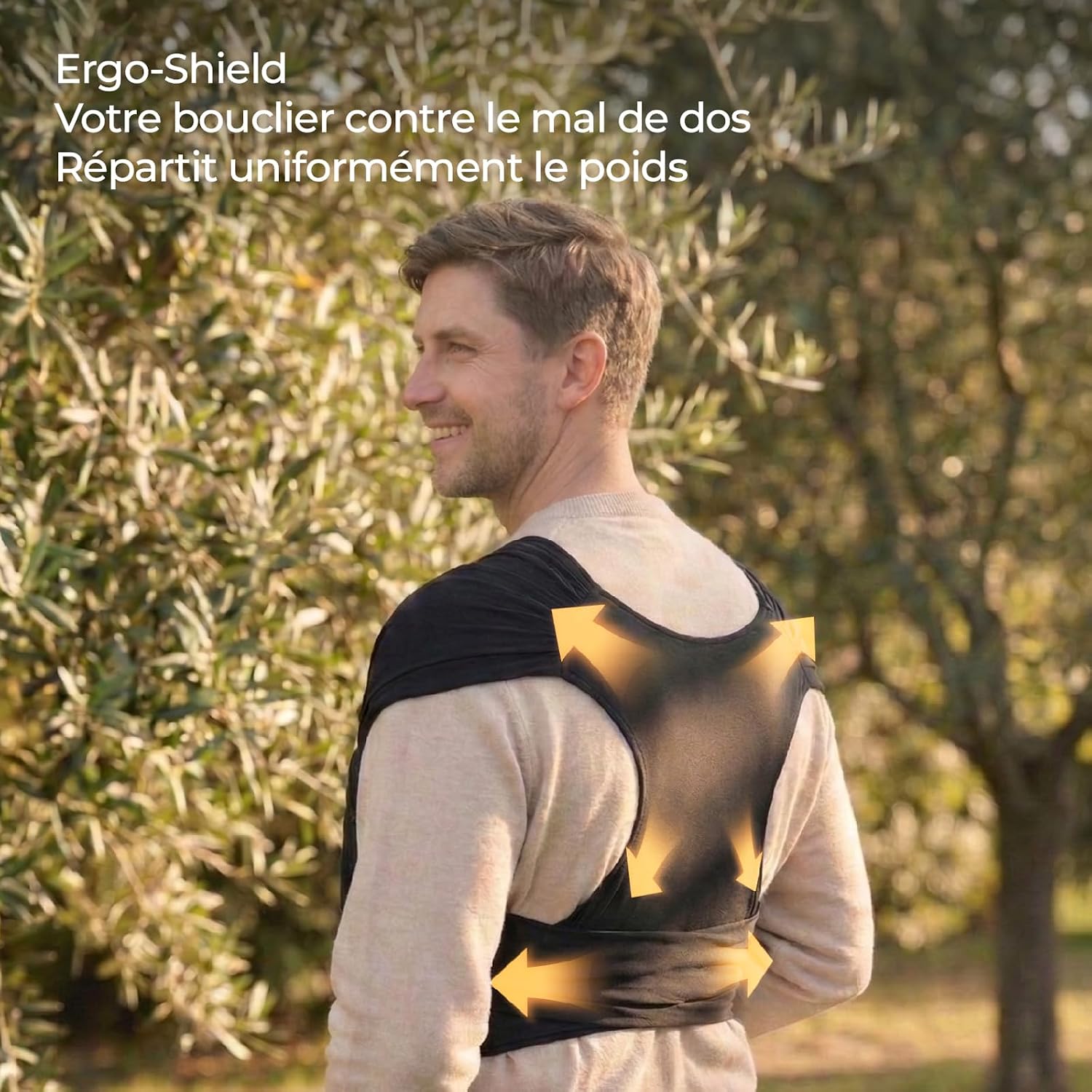 Detalle 2 de Momcozy Écharpe de Portage Bebe avec Anneaux - Sling Noir 3,6 à 15 kg