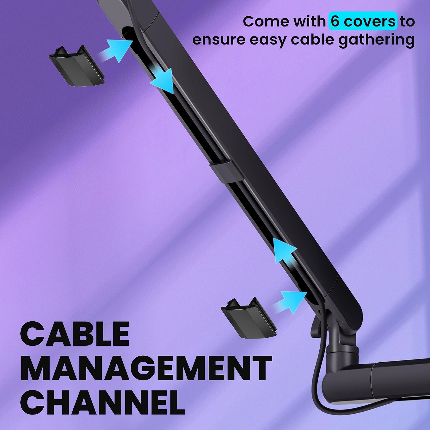 Thumbnail 6 de CAHAYA Low-Profile Microphone Boom Arm with 3.5-Inch Extension Pole