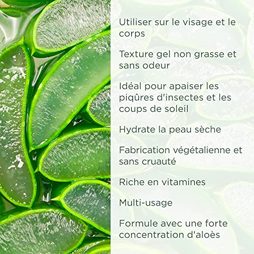 Detalle de PraNaturals Gel à l'Aloe Vera 200 ml – Paquet de 1