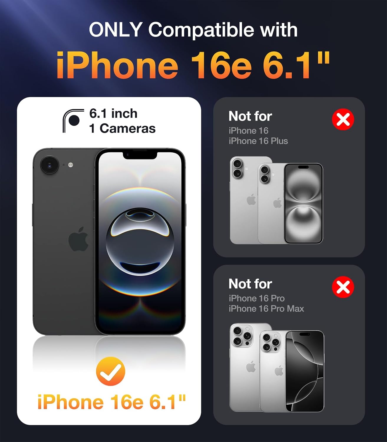 Thumbnail 5 de Diaclara iPhone 16e Rugged Case 6.1"