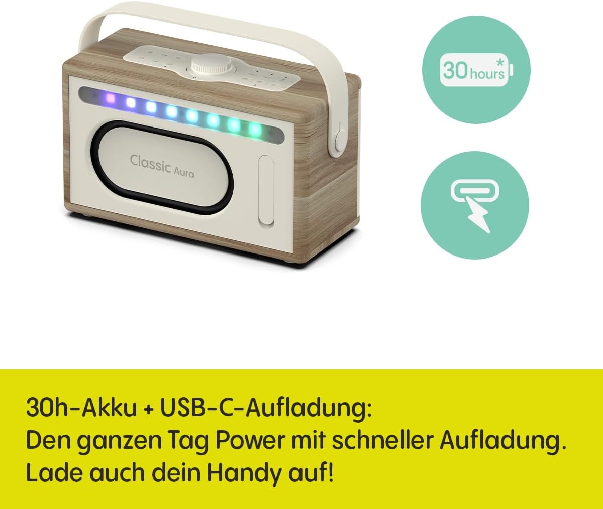 Thumbnail 2 de Pure Classic Aura Bluetooth-Lautsprecher 40 W 🔊