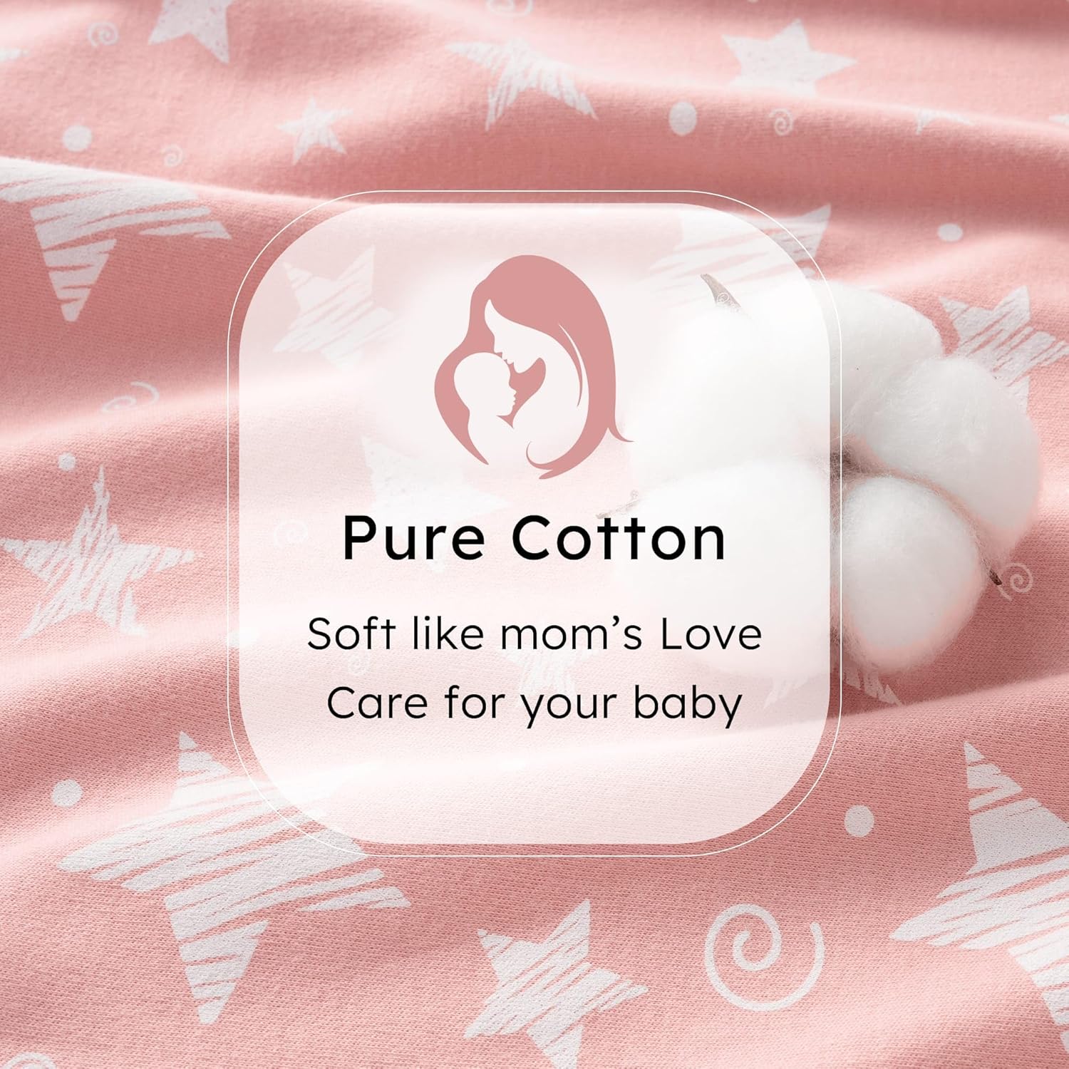 Thumbnail 4 de FIEMOL Baby Schlafsack aus Baumwolle – atmungsaktiver Sommer-Schlafsack mit 0,5 tog für Neugeborene