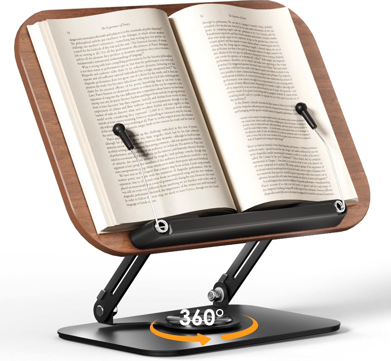 Detalle de SupeDesk Book Stand with 360° Rotating Bases
