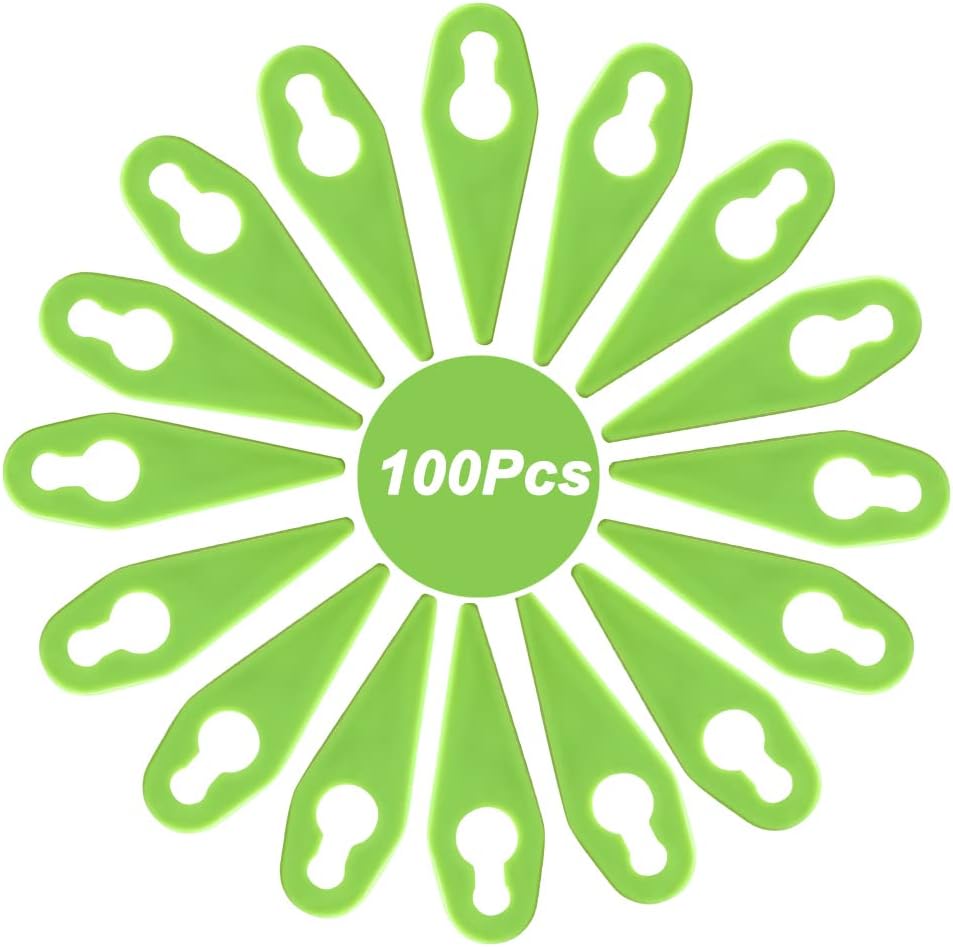 Thumbnail 5 de FourShow 100Pcs PA6 Plastic Blades for Gtech grass trimmers