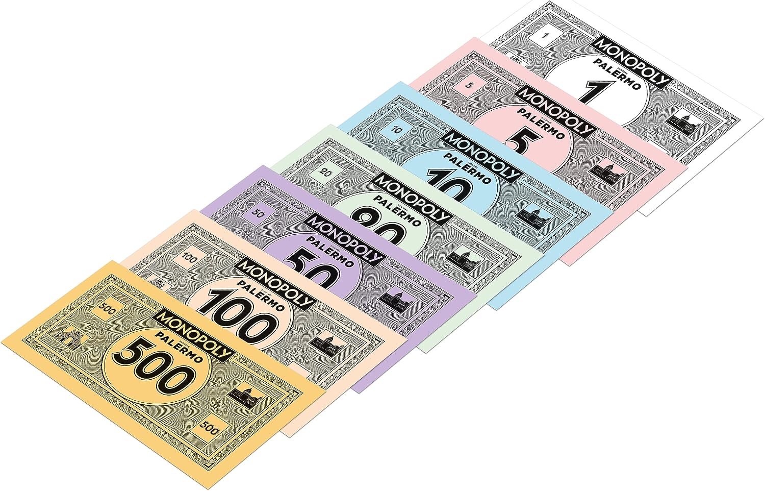 Detalle 2 de Winning Moves Monopoly Palermo: divertimento familiare e scoperta culturale della città