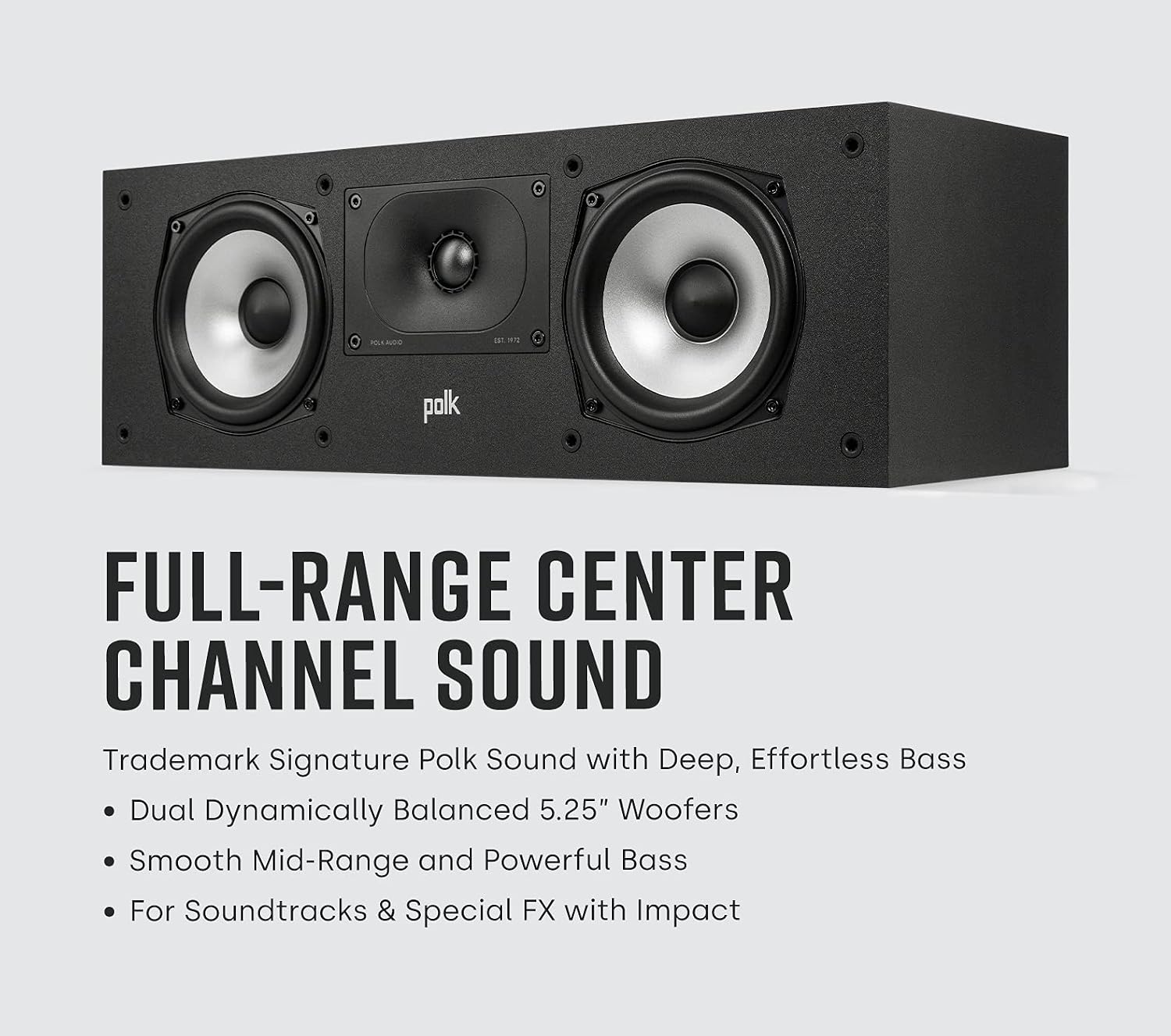 Thumbnail 1 de Polk Audio Center Channel Speaker Monitor XT30