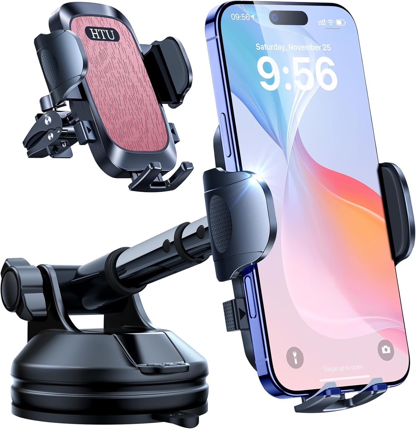 Detalle de 2026 BEST Car Phone Holder: 110+LBS Strongest Suction & 360° Rotatable Mount