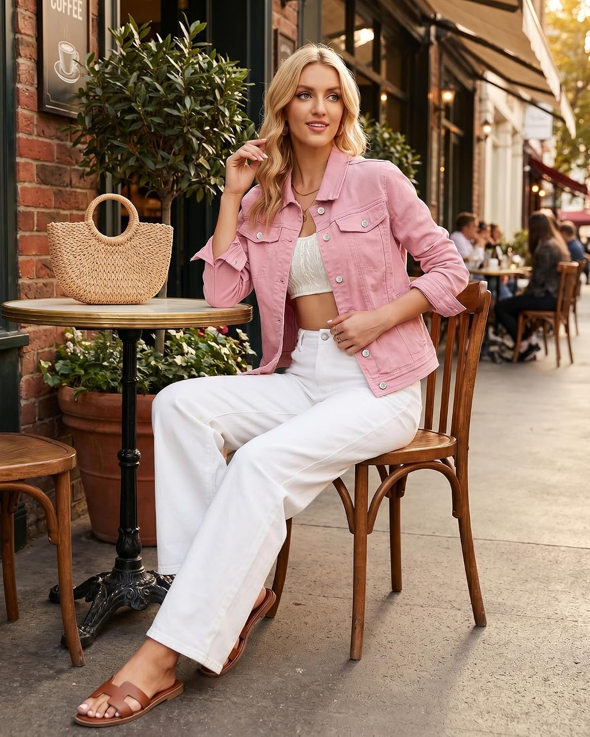 Thumbnail 4 de Luvamia denim jacket women Long Sleeve